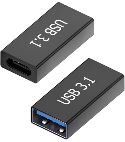 Amazon.co.jp: USB-C メス to USB-A メス 変換アダプタ 3個入り USB3.1